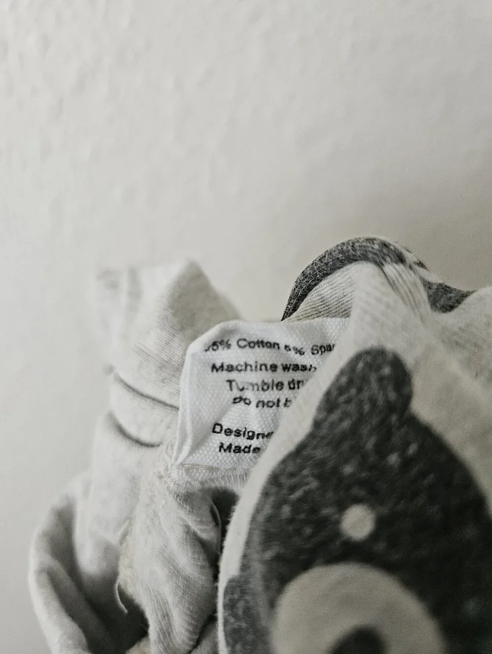 little one shop cotton bear gray sweatpants, 3 - 6 months